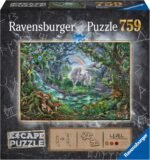 ravensburger escape the unicorn 759 piece puzzle image