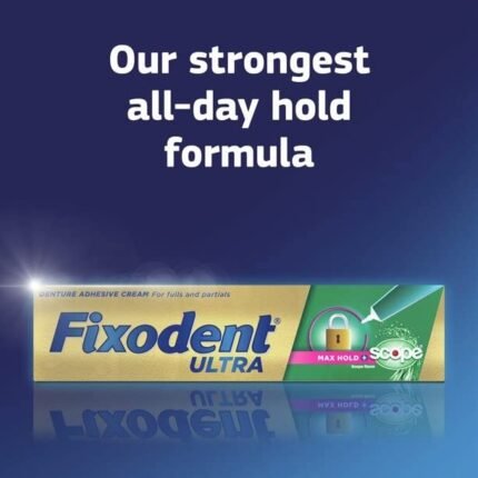 fixodent ultra with scope flavor denture adhesive image