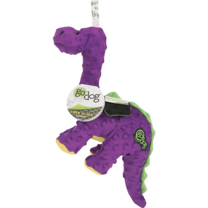 go dog bruto plush dog toys small purple image