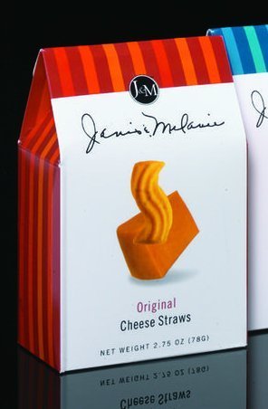 j&m original cheese straws pack image