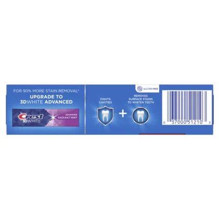 crest fluoride anticavity toothpaste whitening pack image