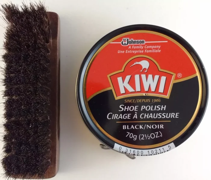 kiwi black polish paste image