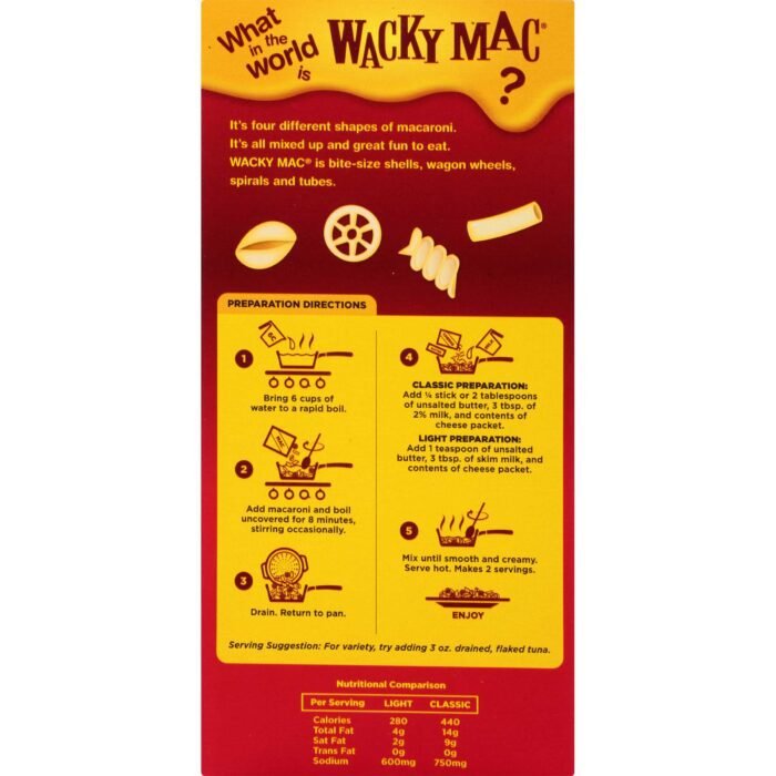 wacky mac & cheese dinner pack image