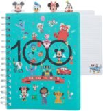 disney 100 anniversary tab journal notebook turquoise book image