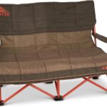 kelty low loveseat nest 2 person chair with blankets beluga image
