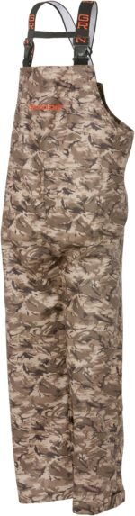 grundens mens netune fishing bib pants camo stone image