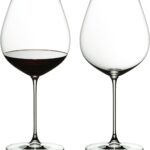 riedel veritas old world pinot noir wine glasses image