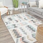 rugs america geometric area rug mint lime image