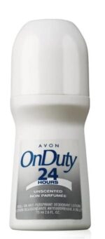 avon on duty 24 hours roll on deodorant unscrented bottle image