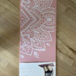 yoga knee mat light pink image