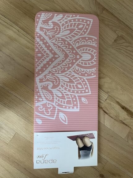 yoga knee mat light pink image