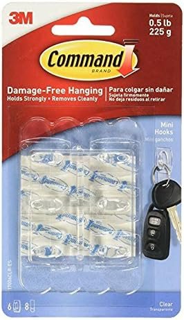 command clear hooks with strips mini 6 ct image