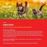 naturvet aller 911 skin care allergy aid pet shampoo with aloe vera bottle image