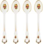 royal albert old country roses spoon set of 4 image
