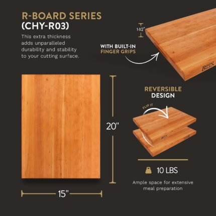 john boss r board series cherry cutting board image