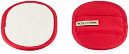 le creuset cherry fingertip potholders set of 2 image