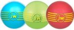 jw pet company isqueak ball rubber dog toy medium image