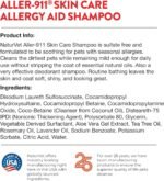 naturvet aller 911 skin care allergy aid pet shampoo with aloe vera bottle image