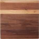 john boos b series square wood cutting board with feet walnut image