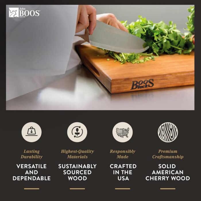 john boss r board series cherry cutting board image