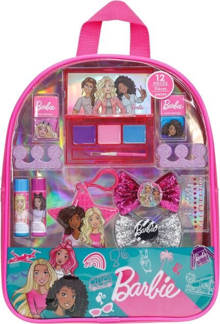 barbie 12 pc kids makeup gift set image