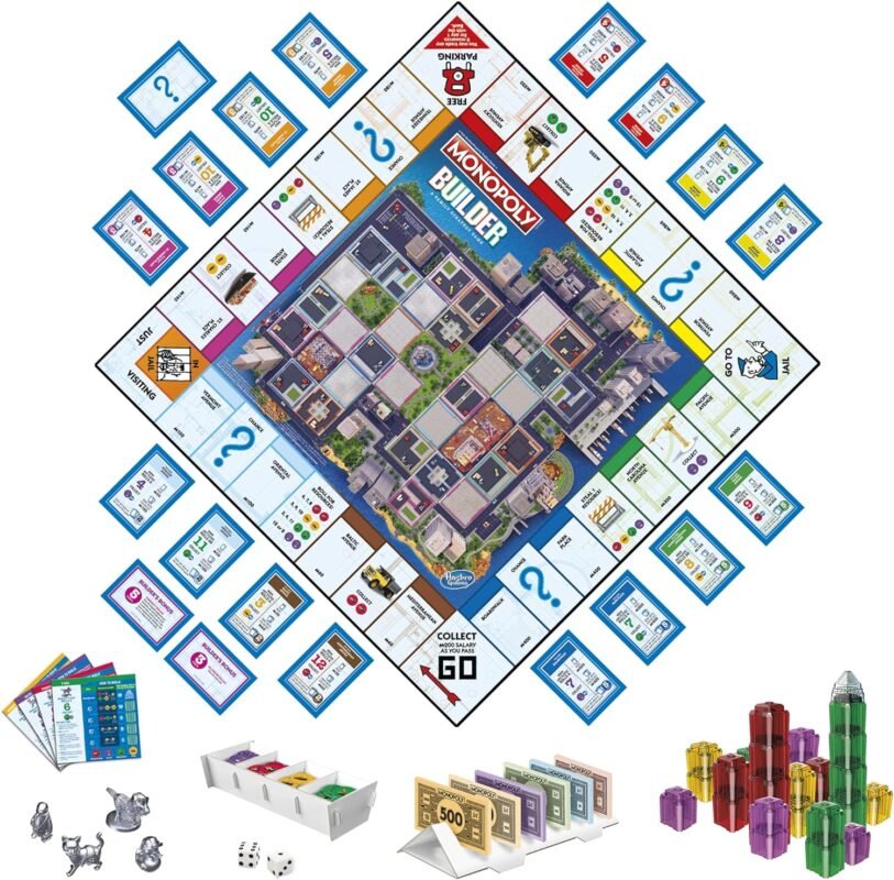 monopoly builder board game and 2-4 players img