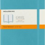 moleskine soft cover notebook large ruled reef blue image