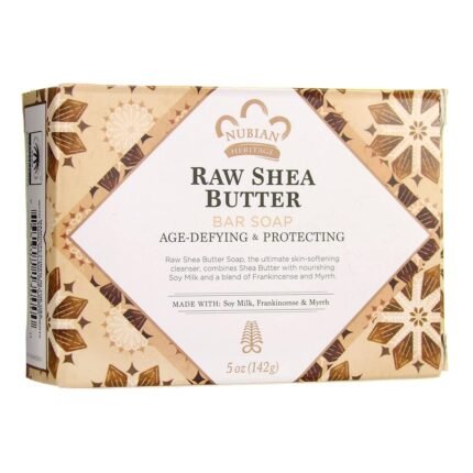 nubian heritage raw shea butter soap chocolate image