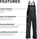 grundens mens neptune fishing bib pants black m image