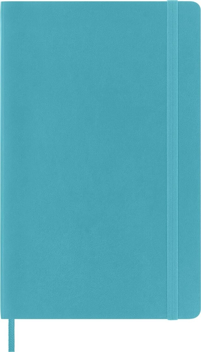 moleskine soft cover notebook large ruled reef blue image