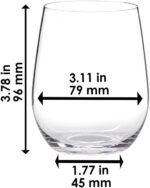 riedel o wine viognier chardonnay set of 4 clear image