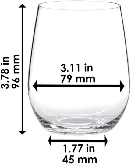 riedel o wine viognier chardonnay set of 4 clear image