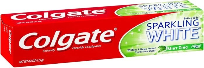 colgate sparking white mint zing pack image
