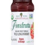 rigoni di asiago organic wild ligonberry fruit spread bottle image