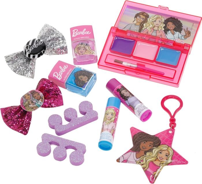 barbie 12 pc kids makeup gift set image