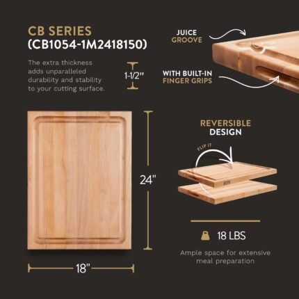john boss cb series maple cutting board image