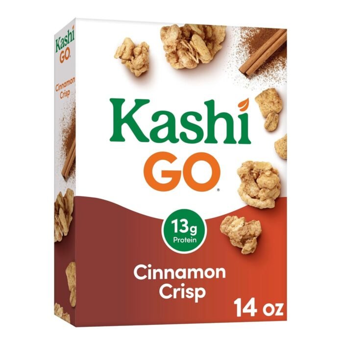 kashi go breakfast cereal cinnamon crisp pack image