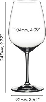riedel extreme cabernet clear glass image