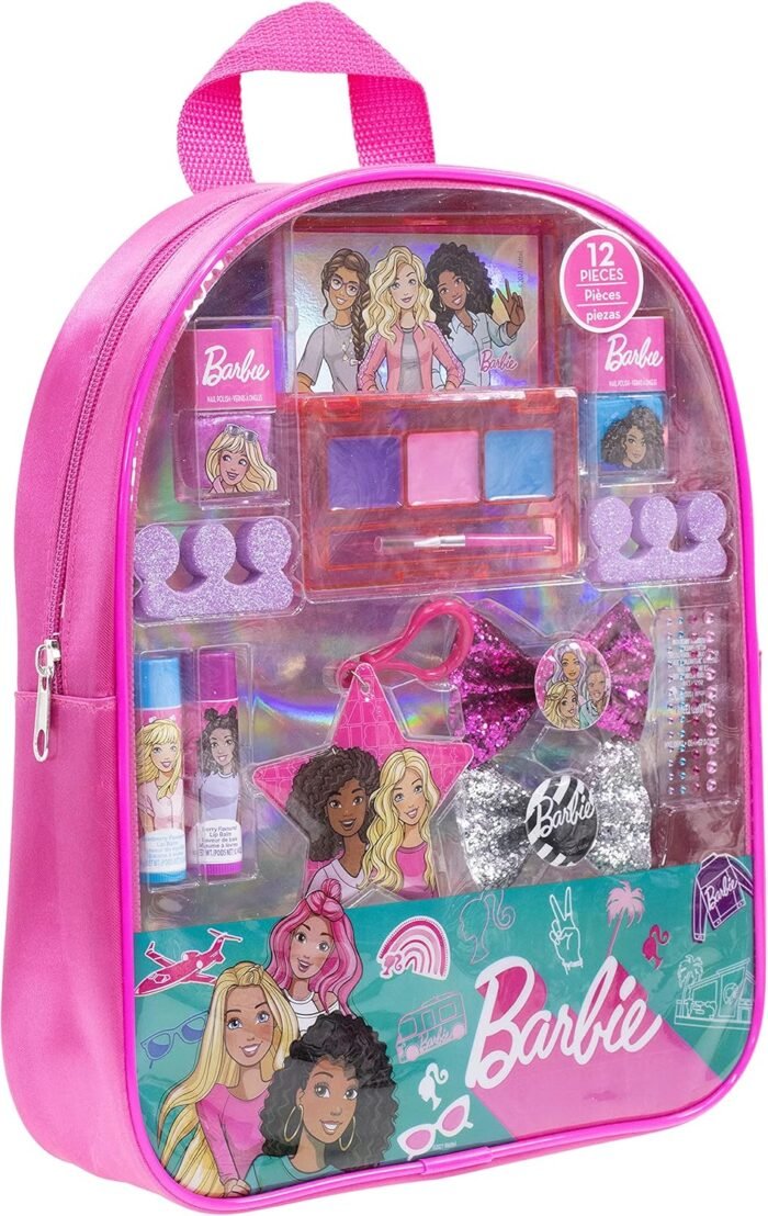 barbie 12 pc kids makeup gift set image