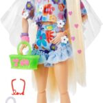 barbie extra doll with pet bunny pack image