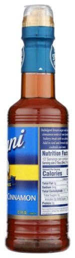 torani sugar free brown sugar cinnamon syup bottle image