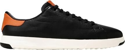 cole haan grandpro tennis sneaker black british tan 10 m image