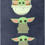 star wars the mandalorian silk touch throw blanket image