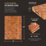john boos ccb series reversible board maple image