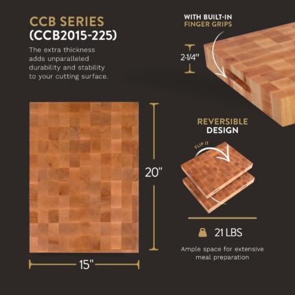 john boos ccb series reversible board maple image