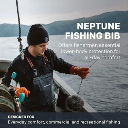 grundens mens netune fishing bib pants camo stone image