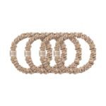 slip silk skinny scrunchies blonde image
