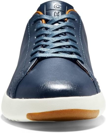 cole haan grandpro tennis sneaker blazer blue hand stain 11.5m image