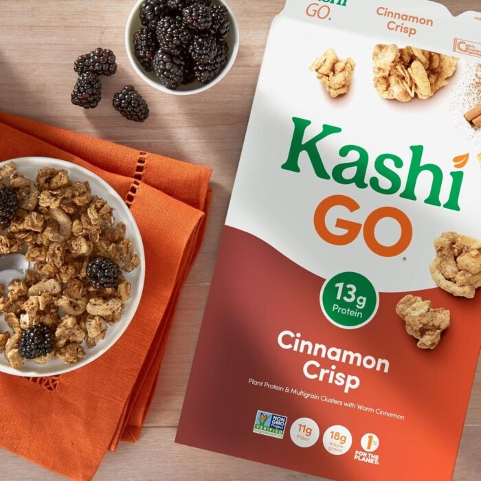 kashi go breakfast cereal cinnamon crisp pack image