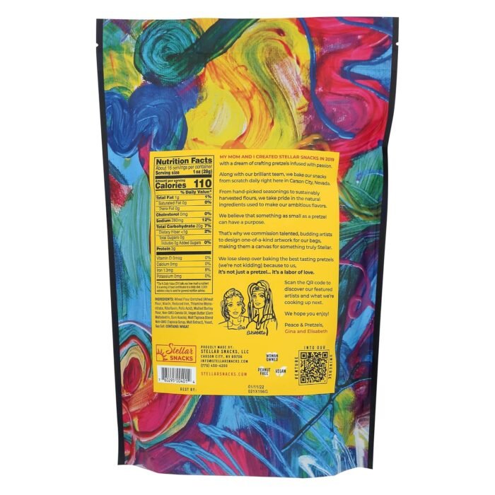 stellar snacks simply stellar pretzels pack image